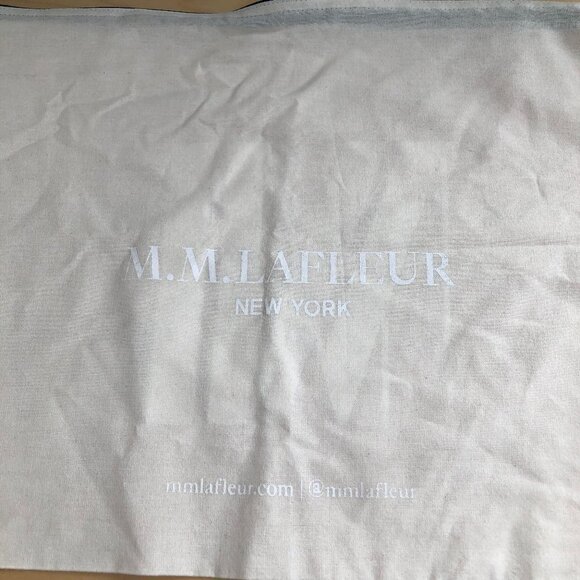 M M Lafleur Zip Canvas Large Dust Bag - 22" x 14.5" NEW - Picture 3 of 5
